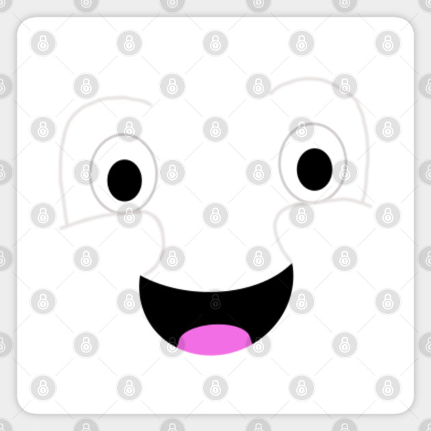 Stay Puft Marshmallow Man Happy Face Ghostbusters Sticker