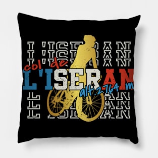 Col De L'Iseran Cycling Bike Souvenir Pillow