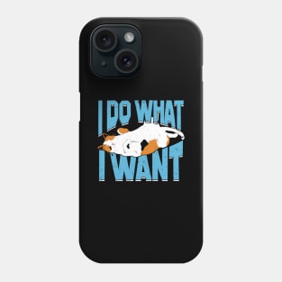 I Do What I Want Cat Lover Gift Phone Case