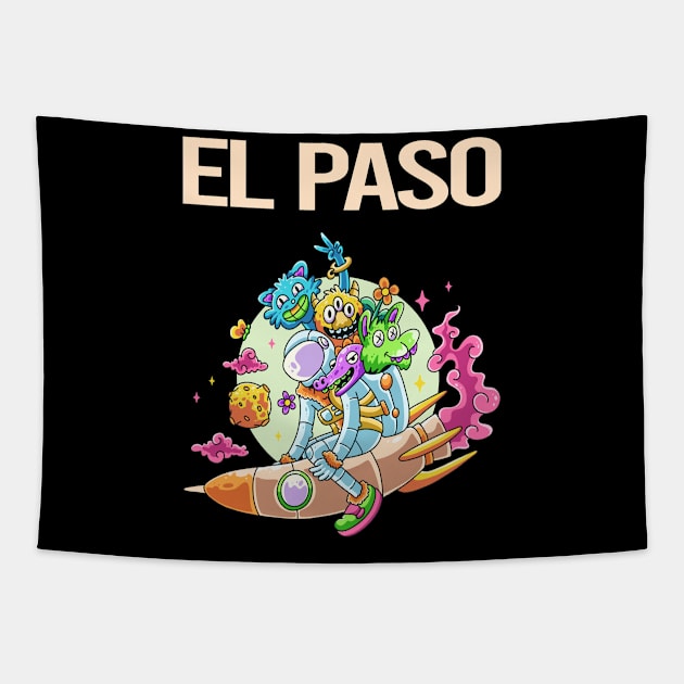 Happy Monsters El Paso Tapestry by rosenbaumquinton52