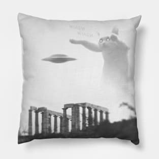 Alien Cat Titan Pillow