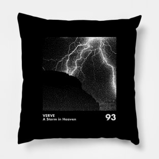 A Storm In Heaven / Minimalist Artwork Tribute Design Pillow