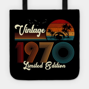 Vintage 1970 Shirt Limited Edition 50th Birthday Gift Tote