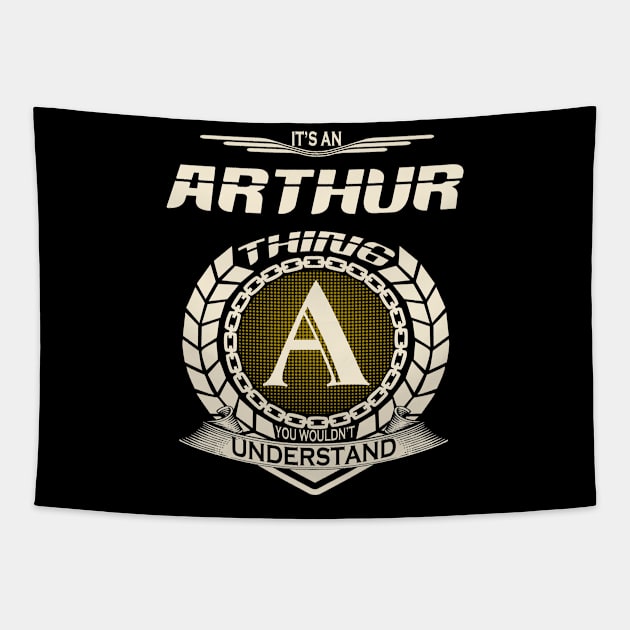 Arthur Tapestry by Guitar Hero-Typography 