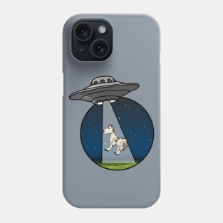 UFO Alien Little Cow Abduction Phone Case