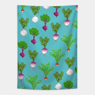 Root vegetable pattern Tapestry