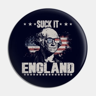 Suck It England Pin