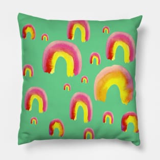 It's vintage at the end of the rainbow Pillow