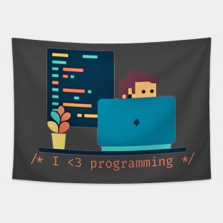 I love programming - V2 Tapestry