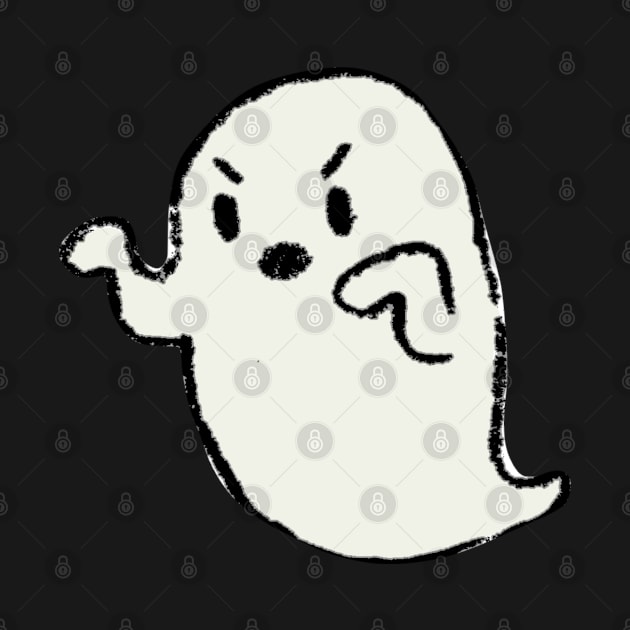 Cute spooky little ghost by mareescatharsis