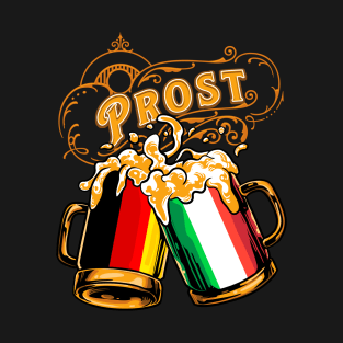 Oktoberfest Wiesn Prost Deutschland - Italy T-Shirt