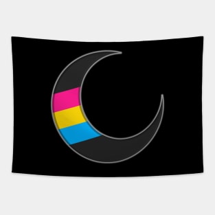 Pan Pride Crescent Moon Tapestry