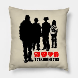 Talking Heads Silhouette Pillow