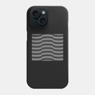 Op Art Smoke Grey 7632 Phone Case