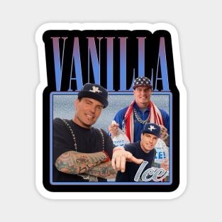 Vanilla Ice Rapper Hip Hop Style 90s Magnet