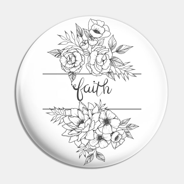 Faith Pin by Gingerlique