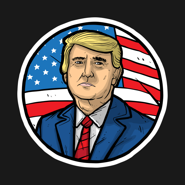 Donald Trump by Baddest Shirt Co.