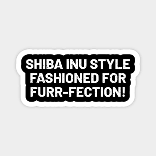 Shiba Inu Style Fashioned Magnet