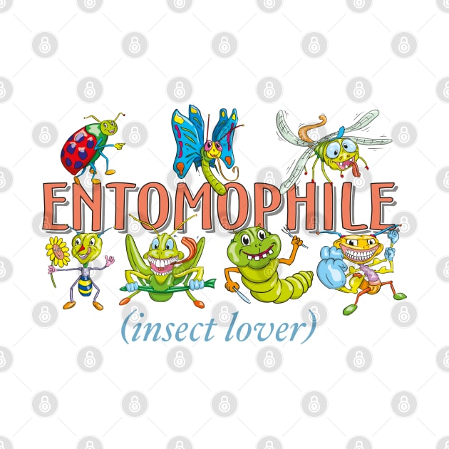 Entomophile, Insect lover by Kullatoons