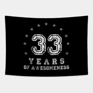 Vintage 33 years of awesomeness Tapestry