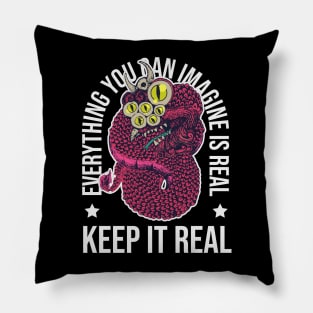 scary snake death Pillow