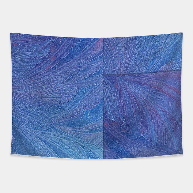 Blue Feathers Tapestry by AllThingsCul