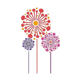 Dandelion flower sticker T-Shirt