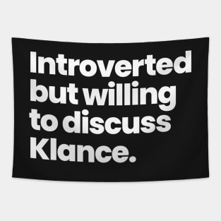Introverted but willing to discuss Klance - Voltron: Legendary Defender Tapestry