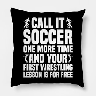 Soccer Player Football Player Soccer Net Soccer Coach Pillow