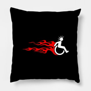 WHEELCHARIOT 2 (Flamer) Pillow