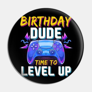 Birthday Gamer Video Gamer Birthday Pin