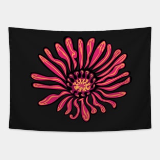 Pink Aster Flower Indigenous WAWEZHI CANADA Tapestry