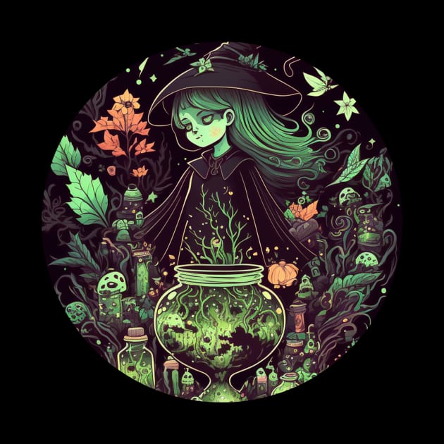 Herbal Potion Little Witch by UnrealArtDude