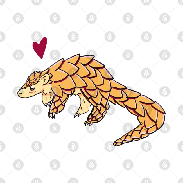 Lovely Little Pangolin by CloudWalkerDesigns