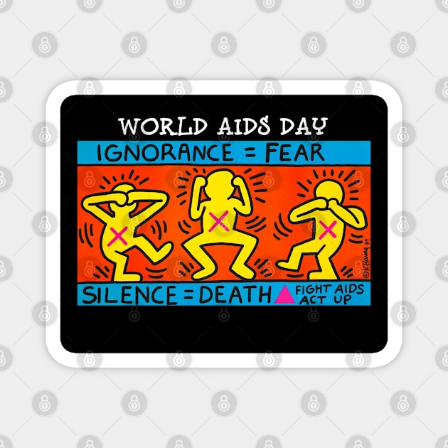 World AIDS Day Rememberance Magnet by David Hurd Designs