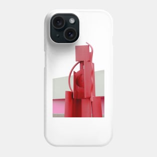 Red Abstract Sculpture Phone Case