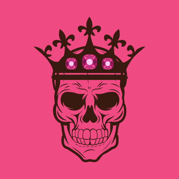 crowned skull by New Brand
