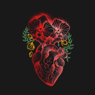 The Colorful Heart And The Nature T-Shirt