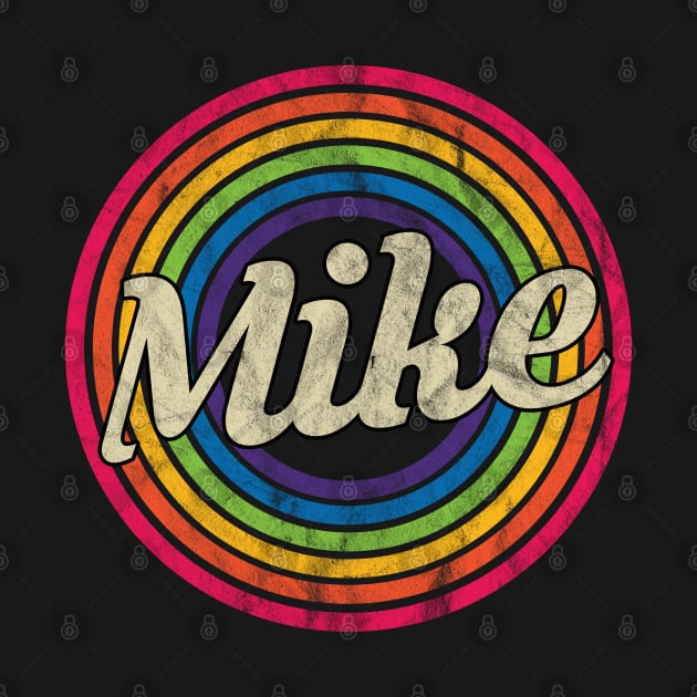 Mike - Retro Rainbow Faded-Style by MaydenArt