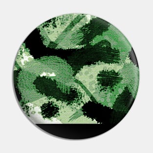 Aromantic Pride Abstract Textural Layered Paint Pin