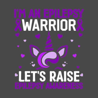 Epilepsy Warrior Epilepsy Girls Epilepsy Awareness T-Shirt