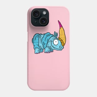 rhino revenge. kawaii african animal. Phone Case