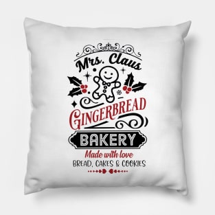 Mrs. Claus Bakery Pillow