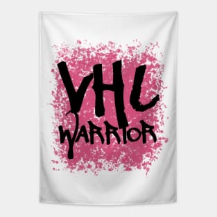 VHL Warrior - Von Hippel-Lindau Disease Design - Graffiti Style - Pink Tapestry