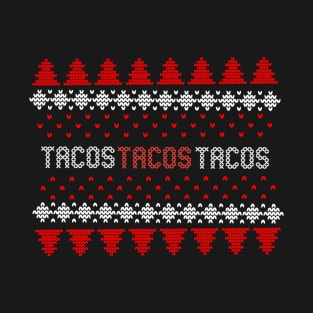 Tacos Christmas Ugly T-Shirt