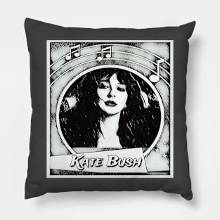 Kate Bush / Retro Aesthetic Design Pillow