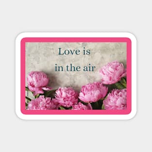 Peony - Love is in the air Magnet