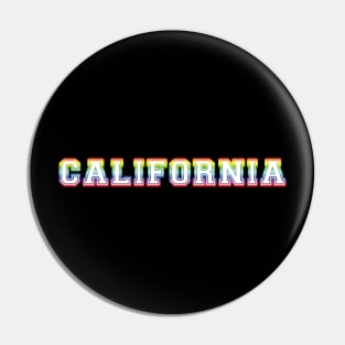 California Pride Rainbow Pin