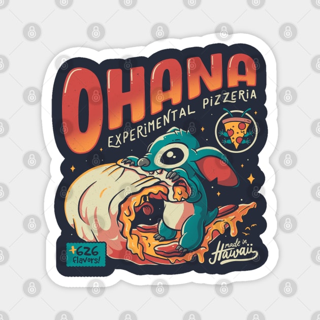 Ohana Pizzeria Magnet by eduely