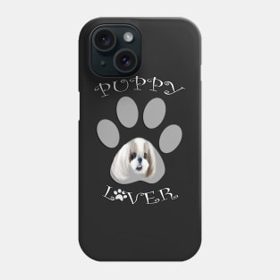 Shih-Tzu Custom Gifts Dog Lover Gifts, Shih Tzu Mom & Dad Gift Paw Print Puppy Lover Graphic Phone Case